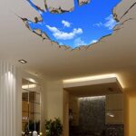 Generic 3D Stereo Ceiling Wall Stickers Art Decor Mural Room Decals Sticker, Blue, Paper size 60x90 ay8015xl - Image 4