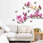 Magnolia Birds Butterfly Decals Wall Stickers Ay 1903 - Image 2