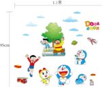 FeiFei (FeiFei) Rental OK! Removable W106 = Doraemon Wall Sticker (Accessories: Exclusive Poster Case Packaging + Practice Decal + Simple Instruction Manual) Wall Sticker / Interior Sheet / Remake - Image 6