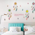 3D color wall stickers you go as you come, feather dream catcher, , waterproof sticker poster size  50*70 sk7021 - Image 2