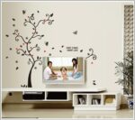 Ay6031 3D Wall Decals Family Trees DIY Wall Stickers with Quotes and Photo Frame for Home Decor Living Room - Image 2