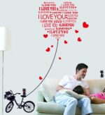 Love Letter - Wall Decals Stickers Appliques Home Decor ay7132 - Image 2