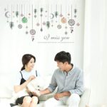 RADJA WALL STICKER SK9311 BEAD CURTAIN 60X90 WALSTIKER WALLSTICKER - Image 2