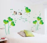 Love Grass Leaf Wall Sticker Green Heart, Photo Frame, Bedroom, Living Room, Wall Decor, Decals size 50x70 ay7176c - Image 6