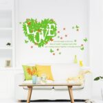 calcomanía decorativo para pared, diseño de corazón con texto en inglés "Love in my heart - Image 2