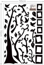 WJNY Picture Frame Set,Frame Black Tree Wall Stickers, 7-Pack Picture Frame Collage Picture Frame Wall Gallery Kit For Wall And Home, 6 Colors (Color : Style C) - Image 4