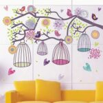 Colorful Bird Cage AY993 - Stiker Dinding / Wall Sticker di Tedy Febriyoga | Tokopedia - Image 5