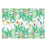 Wall Papers Green Leaves Baseboard Bathroom Kitchen Cupboard Decor Grass Plants Skirting Line Wall Stickers Decals size 50x70 sk7129 - Image 5