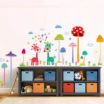 Wall Art Sticker, Wall Art Sticker, Children's Room, Nursery, Classroom Background, Wall Decoration, Children's Sticker, Removable Wall Sticker, size 50x70 xh1455c - Image 3