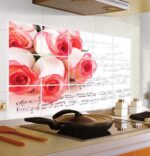 BIBITIME Kitchen Oil Proof Decor Sticker Wall Decal Vinyl Sticker peel and stick Home Art PVC Murals for Restaurant Baker Shop Store Tile Wall - Image 3