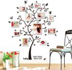 Ay6031 3D Wall Decals Family Trees DIY Wall Stickers with Quotes and Photo Frame for Home Decor Living Room - Image 5