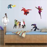 Big Hero Baymax Wall Stickers for Kids Room Home Decoration PVC Walls Decal Cartoon Movie Mural Art 30 * 90Cm - Image 3