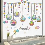 Home Find Succulent Plants Wall Decors Geometric Figure Polyhedron Creative Crystal Bottles Pendants Stickers Pot Flowers Decal Living Room Bedroom Nursery Murals Decoration size 50x70 xls7132 - Image 3