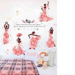 Tango Girl Dance Room Wall Stickers size 60x90 sk9327 - Image 3