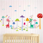 Wall Art Sticker, Wall Art Sticker, Children's Room, Nursery, Classroom Background, Wall Decoration, Children's Sticker, Removable Wall Sticker, size 50x70 xh1455c - Image 10