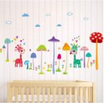 Wall Art Sticker, Wall Art Sticker, Children's Room, Nursery, Classroom Background, Wall Decoration, Children's Sticker, Removable Wall Sticker, - Image 10