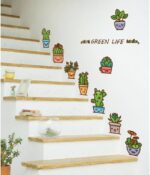 Removable PVC Wall Stickers Cute Emoji Pot Home Decor for Baby Boy Girl Kids Bedroom Kitchen  size 50x70 sk7115 - Image 5