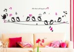 Jm8210 Decals Design 'Cute Singing Birds' Wall Sticker - Image 5