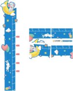 Child Growth Record Growth Chart Wall Measurement Height Chart Wall Sticker Height Measurement Chart Boy Girl Bedroom Nursery Decor Cute Cartoon/Elephant - Image 2
