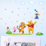 Gadfly- Flying Donkey and Winnie the Pooh Peel & Stick Nursery/baby Wall Sticker  size 60x90 dlx131l - Image 2