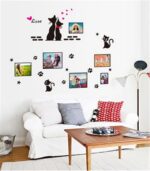 Ay7134 Cat Wall Stickers Cartoon Love Cat Photo Frame - Image 4