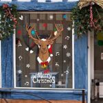 New Year Christmas Decoration Deer Wall StickerXl 827 - Image 2