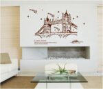 Pearl Metal Wall Sticker London Sketch AY-9137 - Image 2
