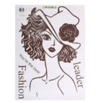 STORE99® Fashion Leader Lady Print Living Room Removable Wall Sticke - Image 2