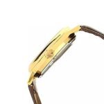 Brown Strap Golden Dial Skeleton Watch For Men whfrbnf1e-5 - Image 4