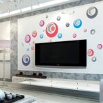 Creative Colorful Circles Wall Stickers Ay 1926 - Image 2