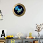 Wall Art Sticker Nautical Submarine Window Ocean World Jellyfish VC Wall Decal Wallpaper for Baby Kids Bedroom Living Room - Image 5