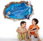 Frozen Cartoon Character Wall Sticker Diy Wall Paper Children's bedroom Living Office Decoration Can Remove - Image 3