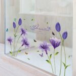 Lovely Lily Flowers and Butterfly Wall Decal DIY Stickers for Home Decor Ay7244 - Image 7