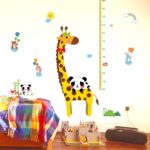 Sk9044 Cartoon Giraffe Wall Sticker - Image 3