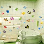 AY618 multicolour fish bathroom Wall Sticker JAAMSO ROYALS - Image 3