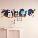 Zy095A Wall Stickers, Fashionable Elegant Art Wall Stickers, Wall Beautification Daily Decoration for Bedroom Home Decoration - Image 2
