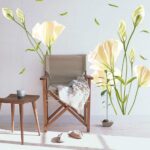 Large Removable Vinyl Self-adhesive Lily Flower Wall Sticker for Kids Room size 50x70 xls7067 - Image 2