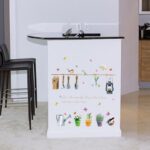 Trees Flowers Butterfly Wall Stickers Cartoon Animals Height Measurement Photo Frames Wall Decals Home Decor Mural Baby Boys Girls Kids Bedroom Kitchen Decoration (Gardening Plants Birds Butterfly) size 50x70 sk7107 - Image 4