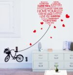 Love Letter - Wall Decals Stickers Appliques Home Decor ay7132 - Image 4