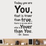 NYKKOLA Dr Seuss Today You Are You Wall Art Vinyl Decals Stickers Quotes and Sayings Home Art Decor Decal Love Kids Bedroom size 60x90 DZR2005 - Image 3