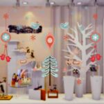 Merry Christmas Bird Deer Wall Sticker Home Decal Removable PVC Murals Wallpaper Girls Boys Kids Baby Nursery Bedroom Living Room Bathroom Kitchen Window Playroom Decor - Image 5