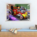 Wall Stickers Driving Racing Car 3D Window Children's Gift Wall Stickers - Image 3