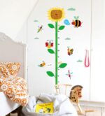 Sks7059 Height Growth Chart for Kids, Height Chart Wall Hanging, Wall Decor, Sunflower Height Growth Measurement Chart for Kids, Wall Art Stickers for Nursery - Image 4