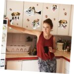 OSALADI Dog Wall Sticker Vinyl Removable Art for Living Home Decoration Wall Decals Wallpaper size 50x70 sk7117 - Image 6
