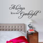 KDHeart 45 x 20 cm Always Kiss Me Goodnight Wall Sticker - Image 4