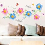Peninsula Liangpin DIY seamless wall sticker-Huaerchuanchuan AY7208 50x70cm - Image 2
