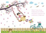 Butterfly Flowers Trees Cartoon Animals Wall Stickers - Image 2