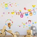Wall sticker factory-three generations of large size wall stickers wall stickers indoor classroom layout cute photo frame combination stickers AY7024 - Image 4