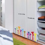 Colourful Graffiti Giraffe Head Wall Sticker  Sk7100 - Image 2