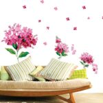Romantic Flowers Butterflies Trees Wall Stickers Cartoon Animals Removable Wall Decals Home Decor PVC Art Mural Baby Boys Girls  size 50x70 dm570062 - Image 2
